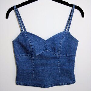 Top - Stretch Blue Jean Denim!